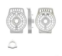 Copertura per motore del ventilatore, 1 pezzo, guscio anteriore in plastica, ventilazione ottimizzata per il raffreddamento, design ad alta resistenza, per ventilatori Airmate (bianco)