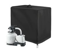 Copertura per motore della piscina, impermeabile, resistente alle intemperie, con coulisse e cerniera, per il risparmio idrico, protezione dallo sporco, inverno, pioggia, vento