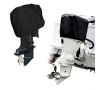 Copertura per motore fuoribordo impermeabile 210D resistente con chiusura a coulisse per proteggere i motori della barca dal sole e dalle intemperie (15HP)