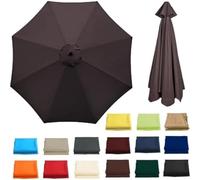 Copertura per ombrellone da giardino, adatta per ombrelloni da 23,5 m, 6/8 stecche, impermeabile, protezione esterna per spiaggia e giardino, durevole, resistente ai raggi UV, ideale per tutte le