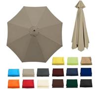 Copertura per ombrellone da giardino, protezione UV, adatta per ombrelloni da 2 a 8 m, materiale impermeabile, perfetto per cortili esterni, facile da usare, protezione per tutte le stagioni per il
