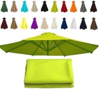 Copertura per ombrellone da giardino, resistente ai raggi UV e impermeabile, adatta per ombrelloni da 1,8 a 2,4 m, ideale per la spiaggia e il patio, protezione per mobili da esterno