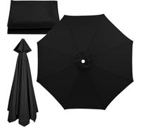 Copertura per ombrellone da patio, protezione UV, impermeabile, facile installazione e pulizia, adatta per ombrelloni a coste da 2,3 m/8 ombrelloni a costine, soluzione durevole per esterni per la tua