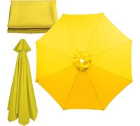 Copertura per ombrellone da patio resistente ai raggi UV, impermeabile, facile da installare e pulire, adatta per ombrelloni da 300 cm con 6 stecche, perfetta protezione esterna per la tua terrazza