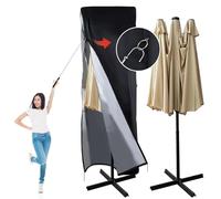 Copertura per ombrellone da terrazza 420D impermeabile per esterni adatta di diametro 390-450cm ombrelli double face grande ombrellone giardino copertura ombrellone copertura(180x70x70cm)