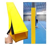 Copertura per pali quadrata, altezza 2,13 m, spessore 3 cm, imbottitura circostante, riutilizzabile, copertura protettiva per garage, calcio e parcheggio