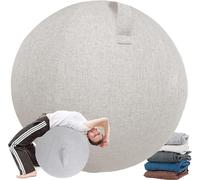 Copertura per Palle da Yoga 55 Cm / 65 Cm / 75 Cm Cotone Lino Protettivo Antiscivolo A Prova di Polvere Protezione per Palle da Ginnastica, 2, 65CM