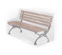 Copertura per panca da giardino, 160 x 80 x 75 cm, trasparente, resistente all'acqua