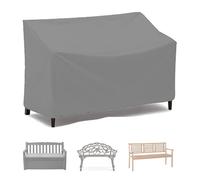 Copertura per Panca da Giardino 2 3 4 Posti,Impermeabil Coperture Protettiva per Panche da Esterno,210D Oxford Telo Copri per Panchina Divano per Terrazza con Coulisse(Size:4Seater :190x66x89cm,Colo