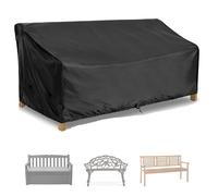 Copertura per Panca da Giardino 2 3 4 Posti,Impermeabil Coperture Protettiva per Panche da Esterno,210D Oxford Telo Copri per Panchina Divano per Terrazza con Coulisse(Size:2Seater ：134*66*89cm,Colo