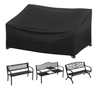 Copertura per panca da giardino, 2 posti, impermeabile, resistente ai raggi UV, per panca da giardino, 135 x 71,5 x 69/89 cm, per tutto l'anno, resistente agli strappi, per panca da giardino, divano