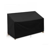 Copertura per panca da giardino in tessuto Oxford impermeabile traspirante, protezione per mobili con coulisse per una vestibilità sicura contro pioggia, vento, raggi UV (quattro set)