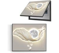 Copertura per Pannello Elettrico Montato a Parete, 70x50 cm/27,6x19,7 Pollici, Scatola di distribuzione Nascondi Dipinti, Copertura per Scatola elettrica Copertura Decorativa Mode