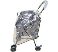 Copertura per passeggino per cani, trasparente, pieghevole, impermeabile, copertura per passeggino per animali domestici, per viaggi all'aperto