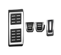 Copertura per pedale adatta per VW Golf 7 Tiguan per Passat B8 adatta per Seat per Leon 5F MK3 Pedali auto poggiapiedi gas carburante freno frizione copertura pedale freno (AT senza riposo) (MT con