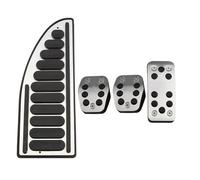 Copertura per pedale auto per Focus 2 3 4 MK2 MK3 MK4 per Kuga per Escape RS ST 2005-2017 Auto Sport Carburante Freno Dead Pedal Copertura Freno Resto Pedale (AT con riposo)
