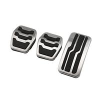 Copertura per pedali, adatta per Ford Focus 2 3 4 MK2 MK3 MK4 2005-2017 Fusion Mondeo EDGE, AT MT in acciaio inox per interni auto a gas carburante (pedale manuel)