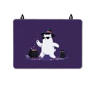 Copertura per piano cottura a forma di orso polare di Halloween, copertura per piano cottura elettrico, copertura in gomma lavabile per decorazione del bancone della cucina, 71 x 50 cm