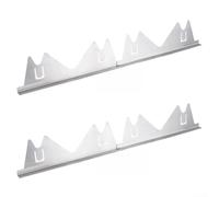 Copertura per piano cottura in acciaio inox per stufa, estensione da 35 a 60 cm, facile da pulire, previene briciole e fuoriuscite di cibo