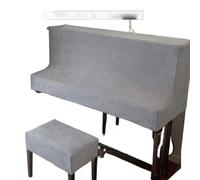Copertura Per Pianoforte A Coda Copertura for pianoforte dal design minimale for antiaderente for capelli completa for verticale for all-inclusive(Dark grey,Large single stool)