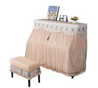 Copertura Per Pianoforte A Coda Copertura for pianoforte minimalista Suonare il in pizzo singola doppia panca(Pink,Piano shawl 153x36cm)