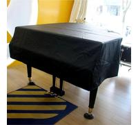 Copertura per pianoforte in pelle PU impermeabile di alta qualità, protezione completa universale per pianoforti a coda, elegante scudo decorativo, durevole ed elegante, si adatta alla maggior parte