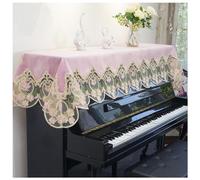 Copertura per pianoforte in stile europeo, Copertura per sgabello per pianoforte, Copertura protettiva per pianoforte, Morbida, Antipolvere, Lavabile in lavatrice, Regalo per la famiglia C 70 * 180cm