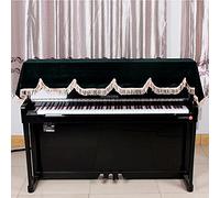 Copertura per Pianoforte, Morbido Tessuto in Velluto, metà Antipolvere, Mantiene Colori Brillanti, Design Elegante e Raffinato, Adatto per la Maggior Parte dei Pianoforti, Verde
