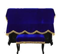 Copertura per Pianoforte Piano Cover 1piece Gold Velvet Household Minimalist Dust Cover Decorative Dust-proof Piano Stool Cover(Color 03,Bench 60x40cm 1piece)