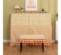 Copertura per pianoforte verticale, Upright Piano Cover With Stool Pocket, Multiple Sizes, Cloth(Block a,Only Single stool 40 * 60cm)