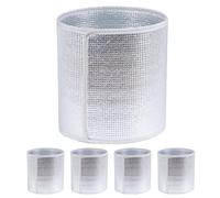 Copertura per piante 5 pezzi Coperture per piante isolate per l'inverno Copertura invernale per in alluminio Protezione solare e antigelo Coperta isolante per vasi di fiori