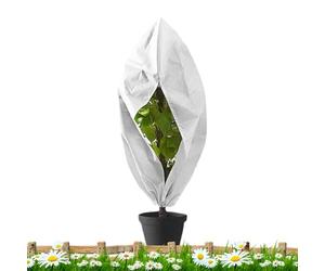 Copertura per piante antigelo, copertura per piante dal gelo - Protezione termica per fiori con cerniera con coulisse, per giardino, serra, aiuole, cespugli, rose, alberi da coltivare, palme, agrumi