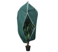 Copertura per piante con coulisse e cerniera, 4 pezzi, 1,2 x 1,8 m, in tessuto non tessuto da 70 g/m², protezione antigelo per l'inverno, traspirante, protezione per piante contro gelo e animali