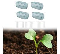 Copertura per piante da giardino in rete con picchetti per protezione dalle intemperie per una crescita sana (99 x 40 x 45 cm)