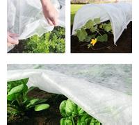 Copertura per piante in tessuto non tessuto per gelo invernale per protezione con resistenza agli strappi e materiale traspirante per una crescita sana delle piante (3 x 4 m, bianco)