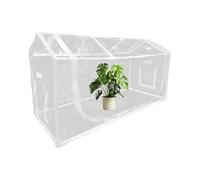 Copertura per piante invernali, mantello di cotone, isolante in tessuto leggero con telaio stabile, custodia da giardino riutilizzabile, difesa da neve e ghiaccio (S: 65 x 51 x 40 cm