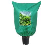 Copertura per piante per l'inverno, copertura antigelo per piante, borsa protettiva con cerniera laterale, coperta in tessuto non tessuto caldo per arbusti invernali, serre, fiori, bonsai, agrumi