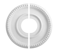 Copertura per piastra a soffitto, copertura faretto da incasso | Pannello rotondo in PU Diametro esterno 31,5 cm Diametro interno 9,9 cm per la ristrutturazione della casa attico scuola