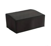 Copertura per piastra da tavolo da 55,9 cm con cappuccio, tessuto in poliestere resistente alle intemperie che protegge da pioggia, neve e sbiadimento, adatta per varie griglie all'aperto (nero)