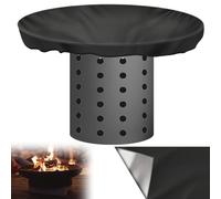 Copertura per piastra di fuoco: ø 100 cm, 420D, impermeabile, copertura per piastra di fuoco anti-UV, rotonda, colore nero, resistente all'acqua, per piastra di fuoco e piastra grill