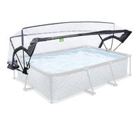 EXIT Toys Copertura per piscina 300x200cm - Copertura rettangolare multifunzionale - Adatta per piscine fuori terra 290x190 - 300x200cm