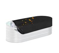 Copertura per piscina - Coperchio impermeabile, protezione esterna | Ovale Ice Bad Shield, design alveolare, vestibilità durevole per tradimenti di cavallo, ideale per teli freddi Farm. Utilizzare la