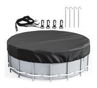 Copertura per piscina, copertura per piscina rotonda - Protezione per copertura spa resistente all'acqua, protezione contro la polvere per piscina,Copertura protettiva per piscina Veratile, couver
