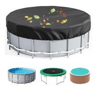 Copertura per Piscina per Cani,copertura piscina Fuori Terra,Telo coperturas piscinas Impermeabile e Antipolvere,Coperturas Piscina Rotonda con Coulisse per Patio,Spa,Piscinas(12FT(366 * 20cm))