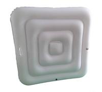 Copertura per piscina quadrata gonfiabile da 130 cm, progettata per mantenere la temperatura dell'acqua desiderata limitando il riscaldamento solare e la perdita di calore, adatta per piscine e spa