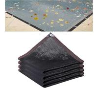 Copertura per piscina resistente ai raggi UV, rete a rete fine per piscine interrate e fuori terra, protezione resistente al fuoco, sicura e durevole, ideale per la prevenzione dei detriti e la