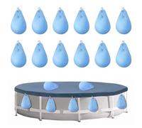 Copertura per piscina, sacco d'acqua, 12 pezzi, per autunno/inverno | Copertura per piscina da appendere, spessa borsa da parete per piscina