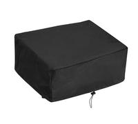 Copertura per Plancha 60x45x25cm in Tessuto Oxford 420D, Copri Plancha con Corda Regolabile, Impermeabile, Anti-UV, Anti-Polvere, Antivento, Copertura Barbecue da Esterno - Nero