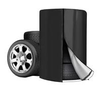 Copertura per Pneumatici, Borse per Pneumatici per Auto, Impermeabile Borsa per Pneumatici, Copertura per Ruota, Nero Copri Gomme Auto, Custodia per Pneumatici, per 4 Pneumatici, 85 x 120 cm