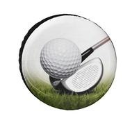 Copertura per pneumatici di ricambio per golf club, resistente alle intemperie, diametro dei pneumatici da 24 a 36 pollici universali impermeabili per rimorchi, camion